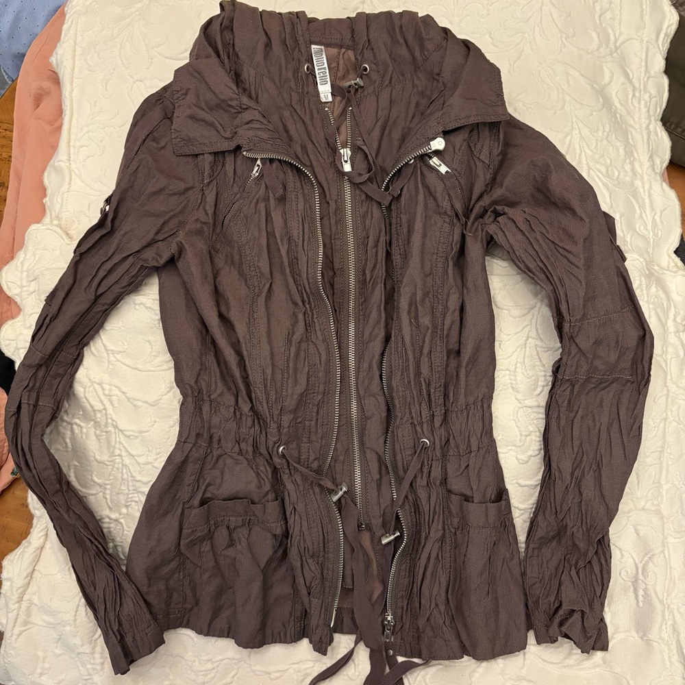 Monoreno Dark Brown Utility Jacket